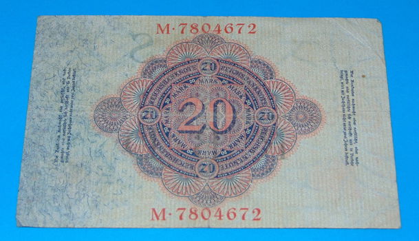 Duitsland - RM20 - 1914 - 1