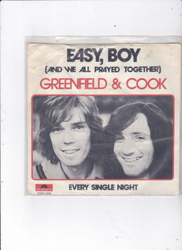 Single Greenfield & Cook - Easy, boy (and we all prayed together) - 0