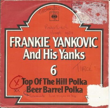 Frankie Yankovic And His Yanks – Top Of The Hill Polka - 0