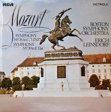 LP - Mozart - Symphony No.36 in C, Symphony No.39 in E flat - Erich Leinsdorf