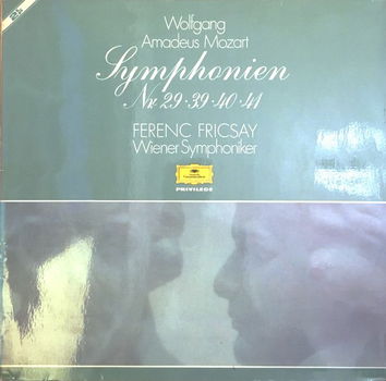 LP - 2lp - Mozart - Symphonien 29, 39, 40, 41 - Wiener Symphoniker, Ferenc Fricsay - 0