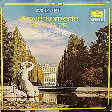 LP - Mozart - Klavierkonzerte nr. 21 & 25 - Evelyne Brancart, piano