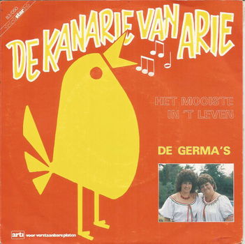 De Germa's – De Kanarie Van Arie (1986) - 0