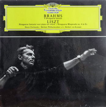 LP - Brahms * Liszt - Hongaarse dansen, hongaarse Fantasie - Von Karajan - 0