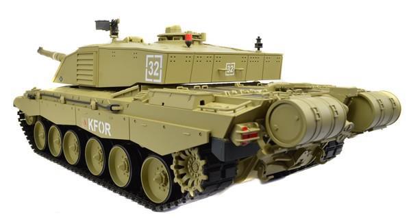 RC tank Heng Long Britse Challenger 2.4GHZ met schietfunctie rook en geluid - 2