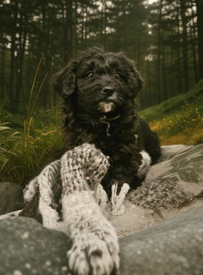 Mini labradoodle pup teefje