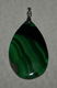 Groene Onyx Agaat hanger, met hangeroog - 0 - Thumbnail