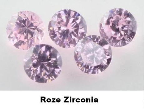 Roze Zirconia - 2mm - briljant geslepen - 0