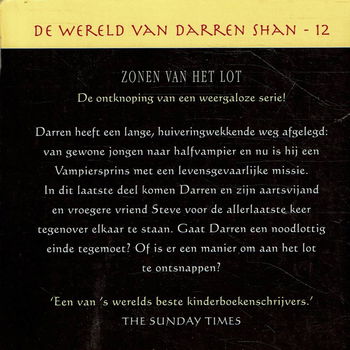 Darren Shan = Zonen van het lot - 1