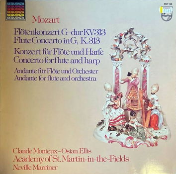 LP - Mozart - Flötenkonzert - Claude Monteux, Osian Ellis - 0