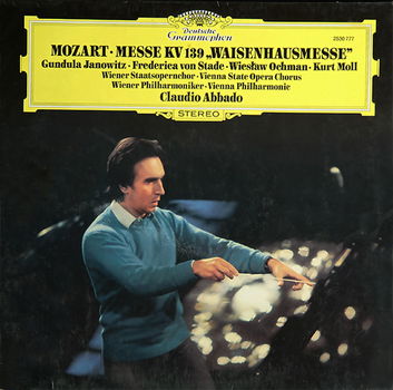 LP - Mozart - Messe KV 139, Waisenhausmesse - Claudio abbado - 0