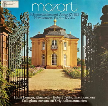 LP - Mozart - Klarinettenkonzert 622, Hornkonzert 447 - Hans deinzer, Hubert Crüts - 0