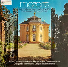 LP - Mozart - Klarinettenkonzert 622, Hornkonzert 447 - Hans deinzer, Hubert Crüts