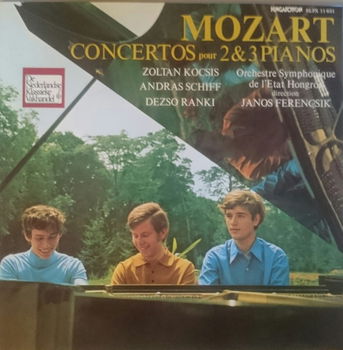 LP - Mozart - Concertos pour 2 & 3 pianos - Zoltan Kocsis, Andras Schiff, Dezso Ranki - 0