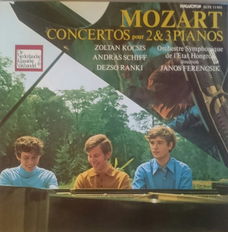 LP - Mozart - Concertos pour 2 & 3 pianos - Zoltan Kocsis, Andras Schiff, Dezso Ranki