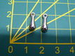 Nr. M463, 2 zilverkleurige hangers druppel - 0 - Thumbnail