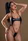 Wetlook Halter Body - Zwart - 0 - Thumbnail