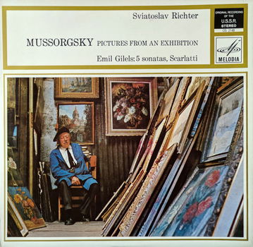 LP - Mussorgsky - Pictures from an exhibition - Emil Gilels - 0