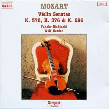 CD - Mozart - Violin Sonatas - Takako Nishizaki, violin - Wolf Harden, piano - 0