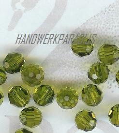 Swarovski 5000 Olivine 8mm 204 St. of P. St. - 1