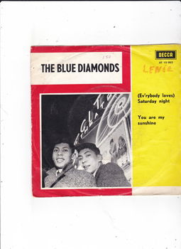 Single The Blue Diamonds - (Ev'rybody loves) Saturdaynight - 0