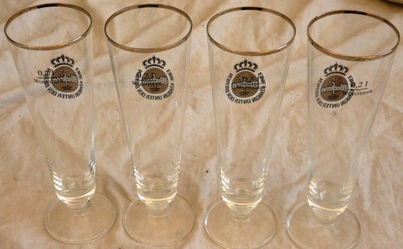 Set Bierglazen, Merk: Warsteiner, Inhoud: 0,2L, 4 stuks. - 1