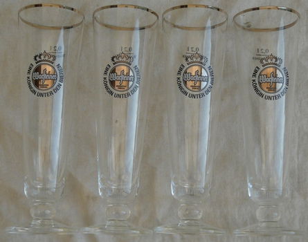 Set Bierglazen, Merk: Warsteiner, Inhoud: 0,2L, 4 stuks. - 2