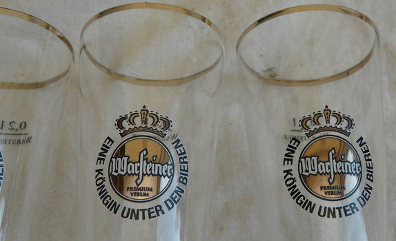 Set Bierglazen, Merk: Warsteiner, Inhoud: 0,2L, 4 stuks. - 4