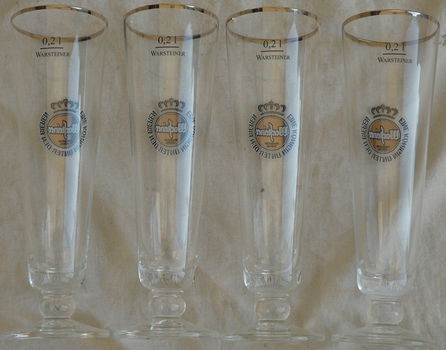 Set Bierglazen, Merk: Warsteiner, Inhoud: 0,2L, 4 stuks. - 5