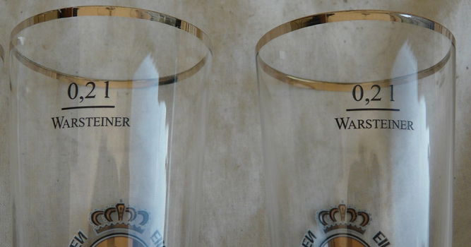 Set Bierglazen, Merk: Warsteiner, Inhoud: 0,2L, 4 stuks. - 7