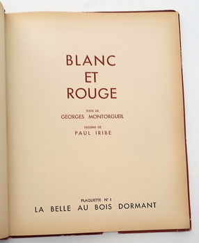 R10995 [Paul Iribe] Blanc et Rouge 1930 Wijnhandel Nicolas - 1