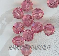 Swarovski 5000 Rose 8mm 9 Stuk - 1