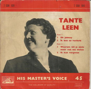 Tante Leen - Oh Johnny (EP 1957) - 0