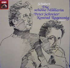 ELPEE - Schubert - Die schöne Müllerin - Peter Schreier, tenor - Konrad Ragossnig, gitaar