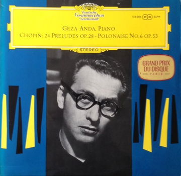 LP - Chopin - 24 Preludes op.28 / Polonaise No.6 op.53 - Geza Anda, piano - 0