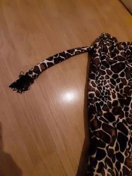 NIEUW Giraffenbroek met staart 128/134 - 1