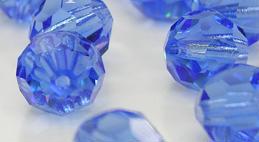 Swarovski 5000 Sapphire 8mm 4 Stuk - 1