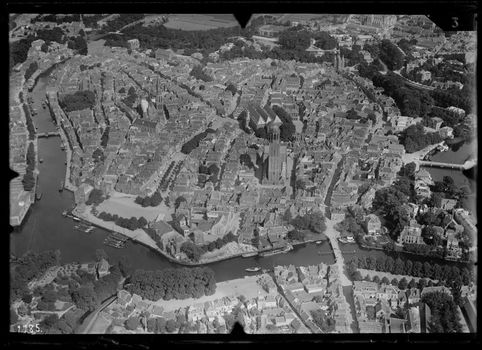 Zwolle - luchtfoto ca. 1930 - 0