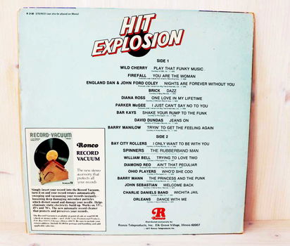 Various – Hit Explosion Label: Ronco – R2130 Jaar: 1977 - 1