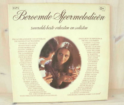 Beroemde sfeermelodieën werelds beste orkesten box 6 LP's - 0