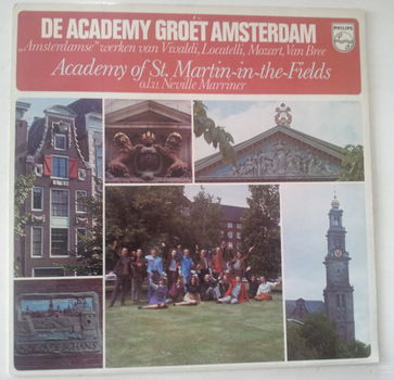 LP - De Academy groet Amsterdam - Vivaldi * Locatelli * Mozart * Van Bree - 0