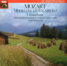 LP - Mozart - Vioolconcerten Nrs. 4 en 5 - Christian Ferras - André Vandermoot