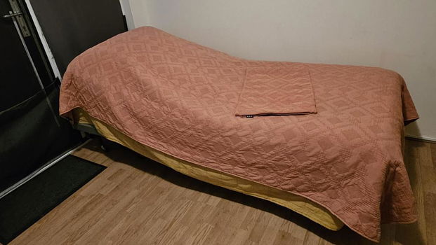 ZGAN Bedsprei 160x260cm/ sierkussen (licht Terra) - 1