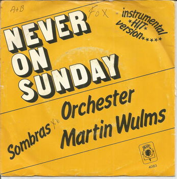 Orchester Martin Wulms – Never On Sunday (1979) - 0