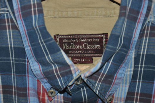 Marlboro Classics blouse overhemd 3xl Geruit - 2