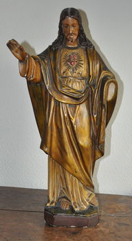 Christus beeld Heilig Hart 53cm - 0