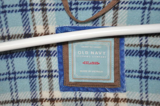 Winterjas Old Navy Lichtblauw met Capuchon XXL - 1