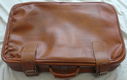 Reiskoffer Vintage / Retro, Leder, afm.; 64x40x15cm, 1960s. - 2 - Thumbnail