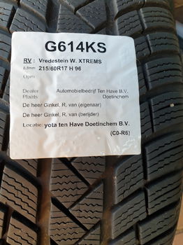 Winterbanden Vredestein 215/60R17 Wintrac Pro Inclusief lichtmetalen velgen - 1