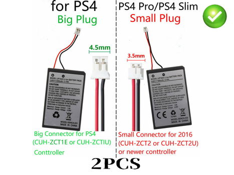 New battery LIP1522 1000mAh/3.7WH 3.7V for Sony PS4 PRO DualShock 4 - 0